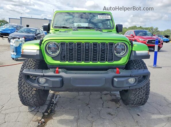1C4RJXFNXSW588537 2025 JEEP WRANGLER Green წინა ხედი