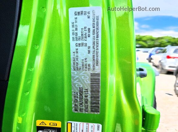 1C4RJXFNXSW588537 2025 JEEP WRANGLER Green სალონის 360-გრადუსიანი ხედი
