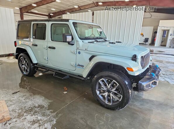 1C4RJXN61RW189679 2024 JEEP WRANGLER Зеленый Передняя правая четверть