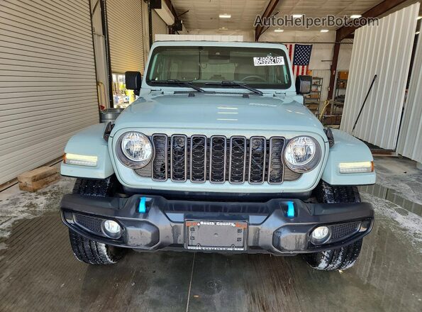 1C4RJXN61RW189679 2024 JEEP WRANGLER Зеленый Вид спереди