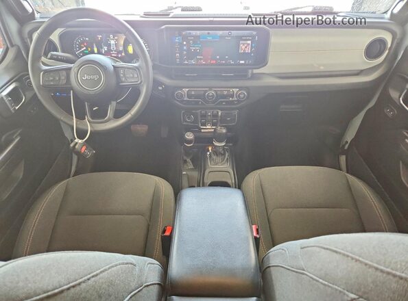 1C4RJXN61RW189679 2024 JEEP WRANGLER Зеленый Вид панели приборов