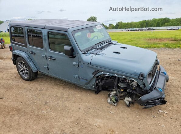 1C4RJXN64RW192589 2024 JEEP WRANGLER Gray Front right