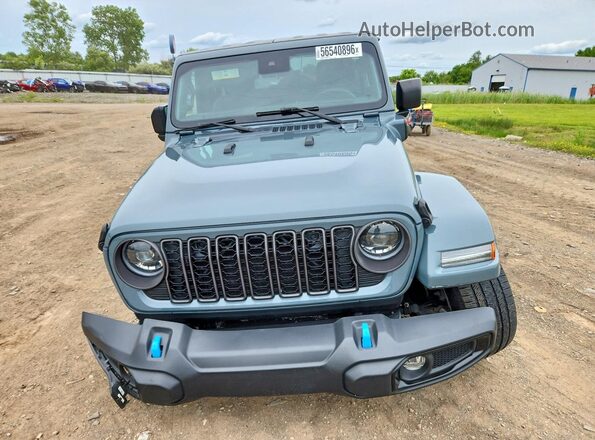 1C4RJXN64RW192589 2024 JEEP WRANGLER Gray Front view