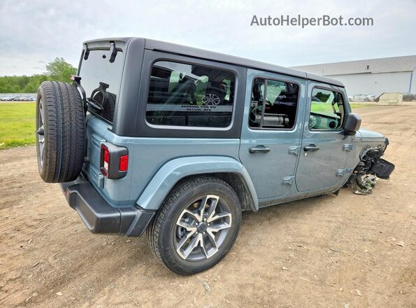 1C4RJXN64RW192589 2024 JEEP WRANGLER Gray Rear right