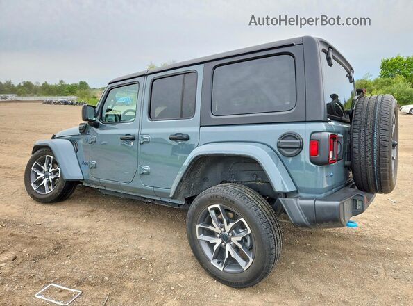 1C4RJXN64RW192589 2024 JEEP WRANGLER Gray Rear left