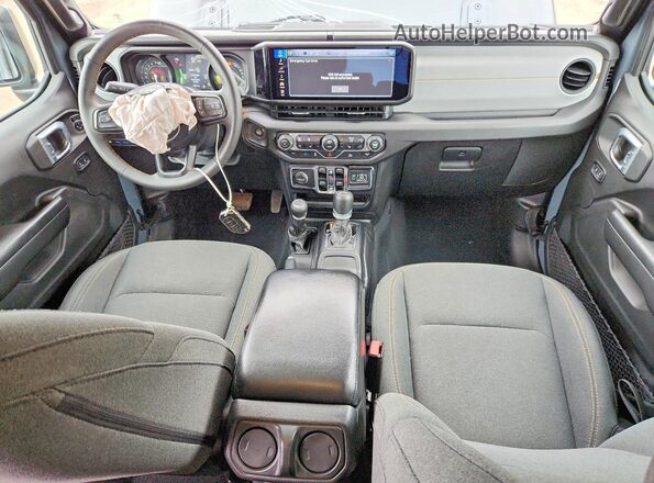 1C4RJXN64RW192589 2024 JEEP WRANGLER Gray Dashboard view
