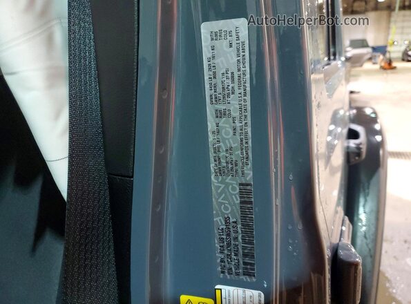 1C4RJXN65SW591355 2025 JEEP WRANGLER Gray Vista de la etiqueta del VIN