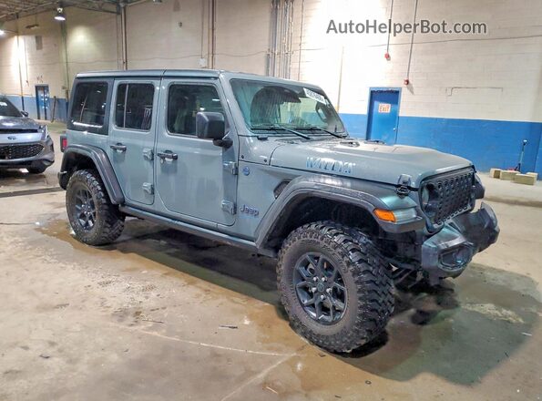 1C4RJXN65SW591355 2025 JEEP WRANGLER Gray Delantero derecho