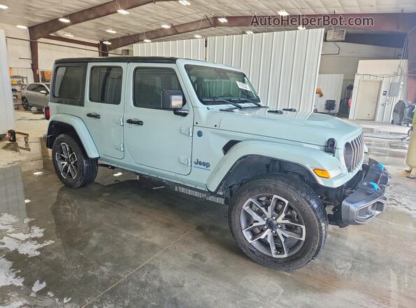 1C4RJXN66RW169640 2024 JEEP WRANGLER Серый Передняя правая четверть