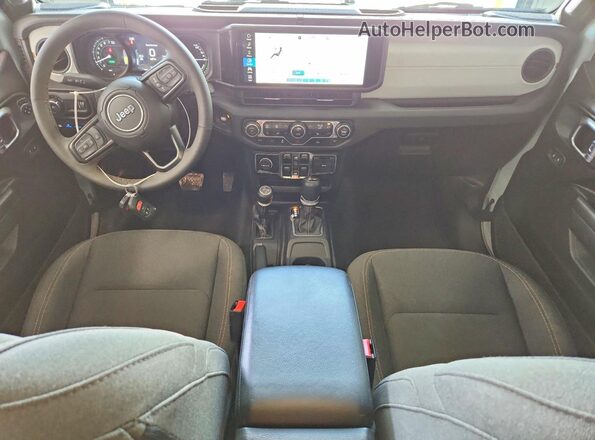1C4RJXN66RW169640 2024 JEEP WRANGLER Серый Вид панели приборов