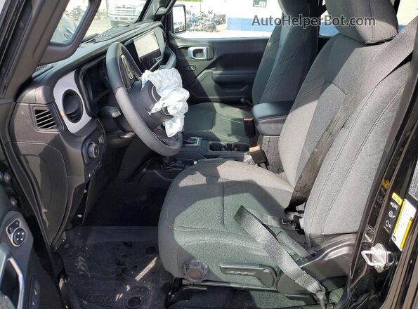 1C4RJXN66SW506779 2025 JEEP WRANGLER Black Вид салону спереду