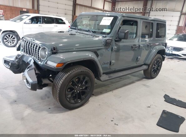 1C4RJXP60SW601528 2025 JEEP WRANGLER Gray Передня ліва чверть