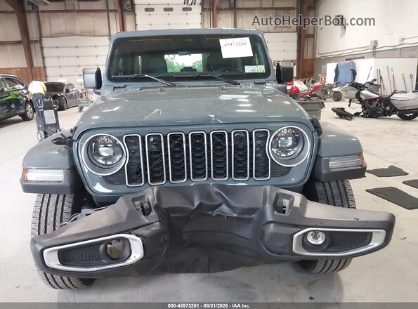 1C4RJXP60SW601528 2025 JEEP WRANGLER Gray Вид щитка приладів