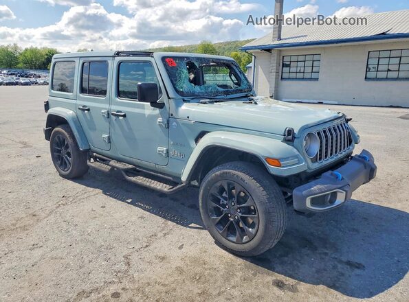 1C4RJXP64RW168449 2024 JEEP WRANGLER Серый Передняя правая четверть