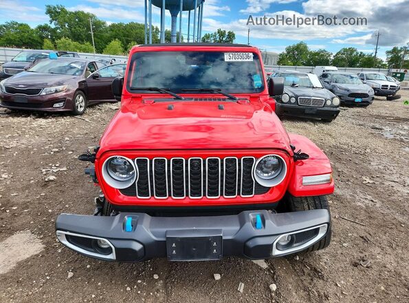 1C4RJXP66RW189027 2024 JEEP WRANGLER Красный Вид спереди
