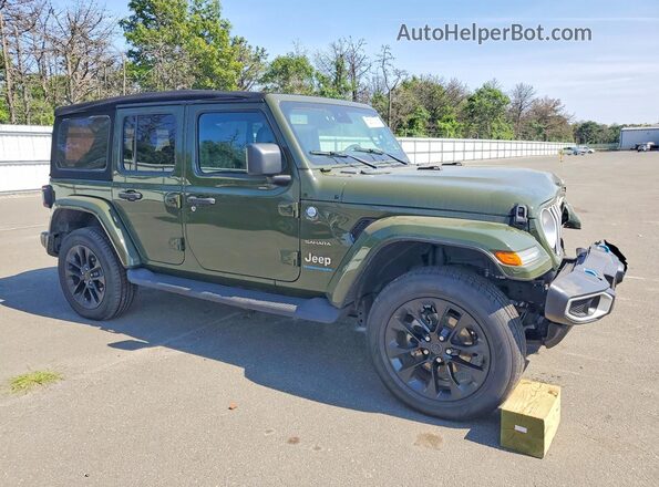 1C4RJXP69RW254842 2024 JEEP WRANGLER Зеленый Передняя правая четверть