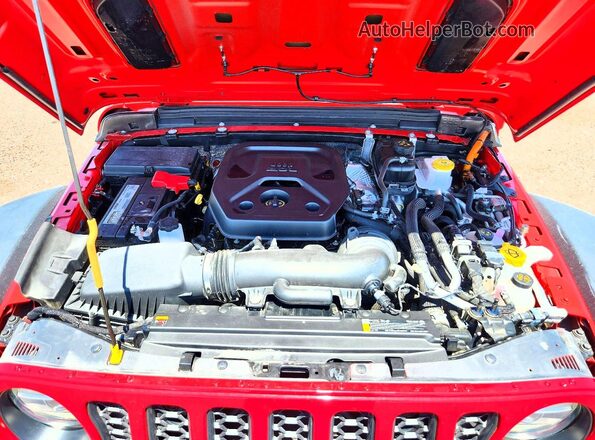 1C4RJXR60SW584064 2025 JEEP WRANGLER Red Rear interior view