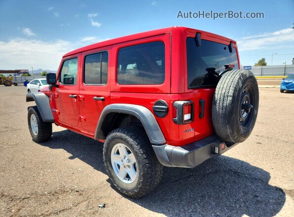 1C4RJXR60SW584064 2025 JEEP WRANGLER Red Rear left