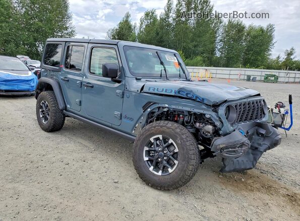 1C4RJXR61RW128259 2024 JEEP WRANGLER Blue Przód prawy
