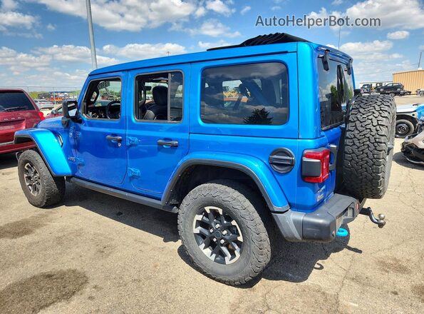 1C4RJXR66RW184293 2024 JEEP WRANGLER Blue Trasero izquierdo