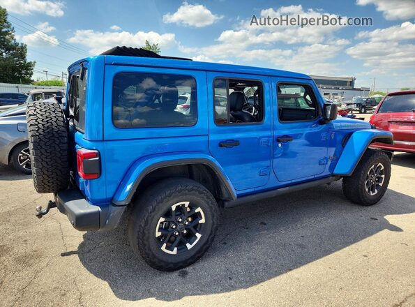 1C4RJXR66RW184293 2024 JEEP WRANGLER Blue Trasero derecho
