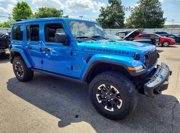 1C4RJXR66RW184293 2024 JEEP WRANGLER Blue Delantero derecho