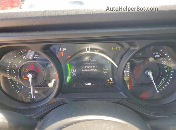 1C4RJXR66RW242046 2024 JEEP WRANGLER Gray Вид щитка приладів