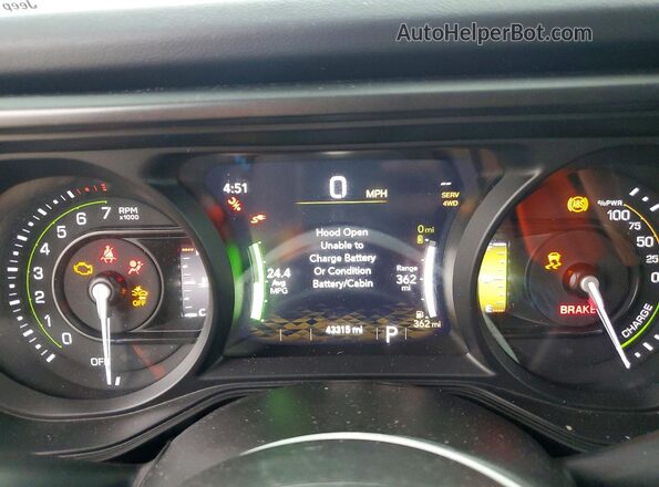1C4RJXR68RW276716 2024 JEEP WRANGLER Silver Вид щитка приладів