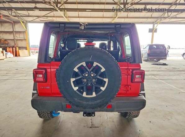 1C4RJXR69SW575590 2025 JEEP WRANGLER Red Vista trasera
