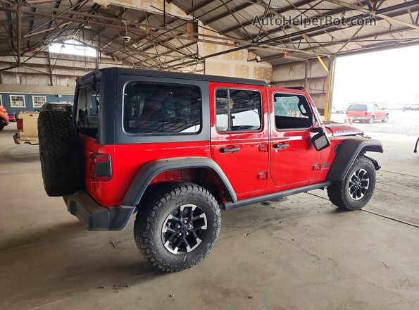 1C4RJXR69SW575590 2025 JEEP WRANGLER Red Trasero derecho