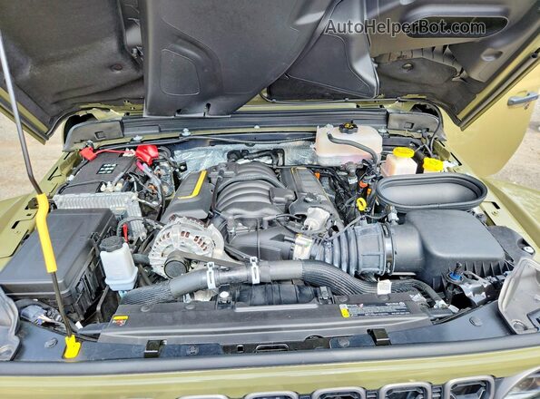 1C4RJXSJ8SW545155 2025 JEEP WRANGLER Green Շարժիչի բաժամունքի տեսք