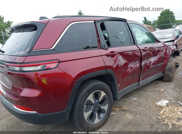 1C4RJYB60S8700187 2025 JEEP GRAND CHEROKEE 4XE Burgundy VIN sticker view