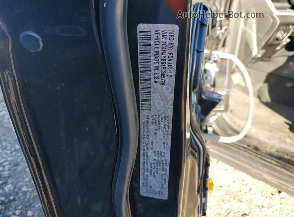 1C4RJYB61PC665728 2023 JEEP GRAND Black VIN sticker view