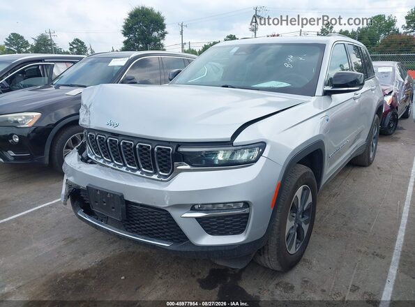 1C4RJYB61RC115383 2024 JEEP GRAND CHEROKEE 4XE Gray Vista tres cuartos delantera izquierda