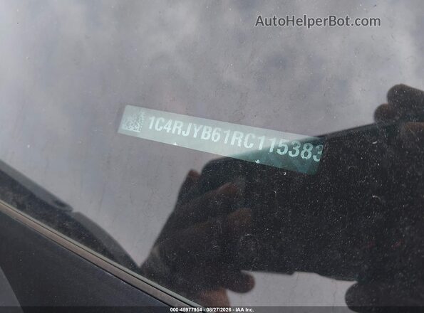 1C4RJYB61RC115383 2024 JEEP GRAND CHEROKEE 4XE Gray Vista del compartimento del motor