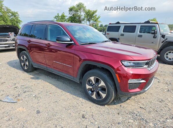 1C4RJYB61RC124858 2024 JEEP GRAND Бордовый Передняя правая четверть