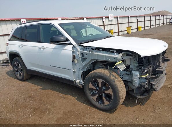 1C4RJYB63R8516680 2024 JEEP GRAND CHEROKEE 4XE White Панорамний вид салону 360°