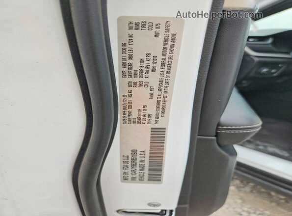 1C4RJYB63R8518980 2024 JEEP GRAND White Vista de la etiqueta del VIN