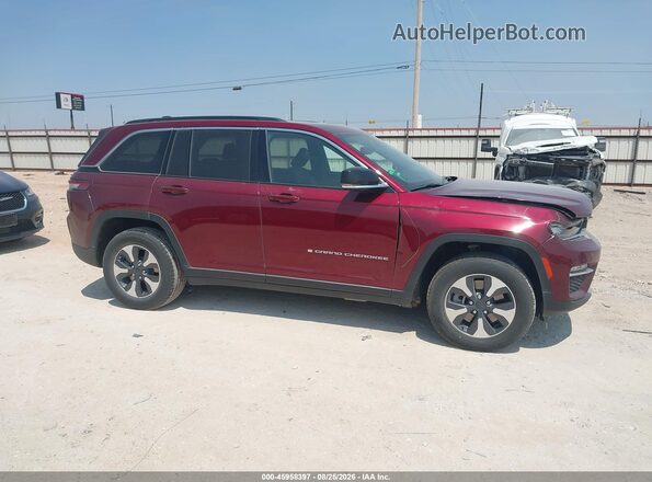 1C4RJYB63RC135490 2024 JEEP GRAND CHEROKEE 4XE Темно-бордовый Вид задней части салона