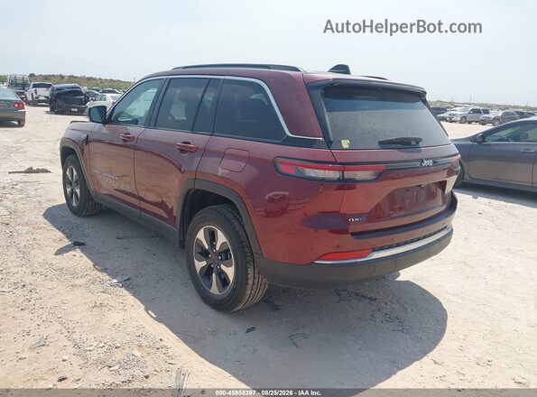 1C4RJYB63RC135490 2024 JEEP GRAND CHEROKEE 4XE Темно-бордовый Задняя левая четверть