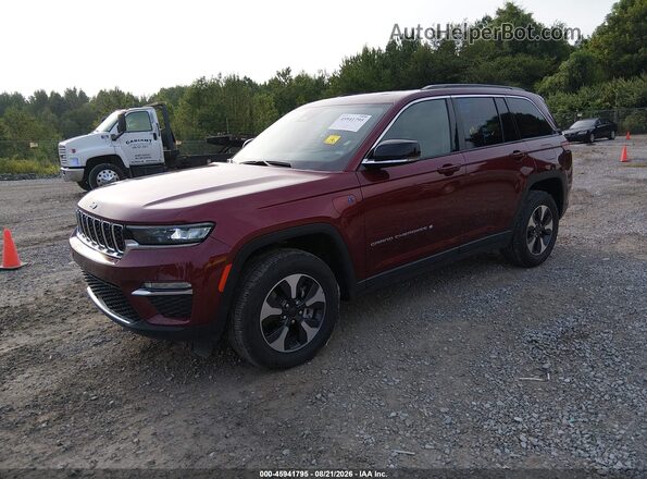 1C4RJYB63RC145923 2024 JEEP GRAND CHEROKEE 4XE Red Przód lewy