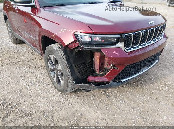 1C4RJYB63RC145923 2024 JEEP GRAND CHEROKEE 4XE Red Widok z przodu