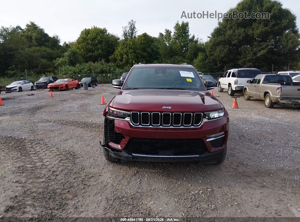 1C4RJYB63RC145923 2024 JEEP GRAND CHEROKEE 4XE Red Widok zestawu wskaźników