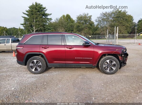 1C4RJYB63RC145923 2024 JEEP GRAND CHEROKEE 4XE Red Widok wnętrza z tyłu