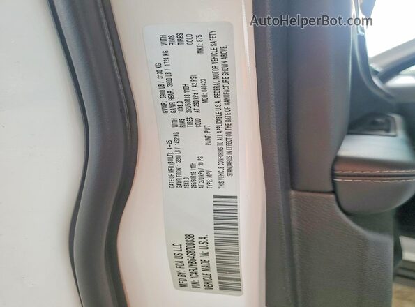 1C4RJYB64S8700838 2025 JEEP GRAND White Widok naklejki z numerem VIN