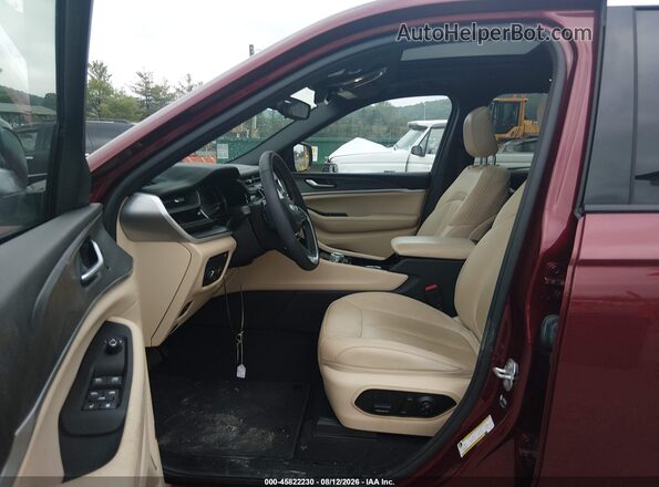 1C4RJYB65P8791173 2023 JEEP GRAND CHEROKEE 4XE Maroon Вид салону спереду