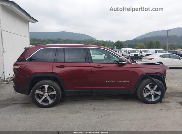 1C4RJYB65P8791173 2023 JEEP GRAND CHEROKEE 4XE Maroon Панорамний вид салону 360°