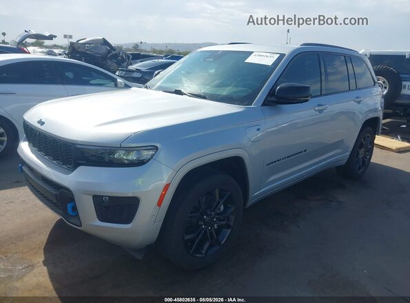 1C4RJYB65R8505437 2024 JEEP GRAND CHEROKEE 4XE Серебряный Передняя левая четверть
