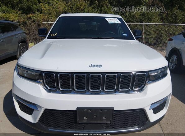 1C4RJYB66R8516995 2024 JEEP GRAND CHEROKEE 4XE White Widok zestawu wskaźników