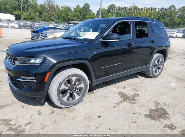 1C4RJYB66RC181377 2024 JEEP GRAND CHEROKEE 4XE Black წინა მარცხენა ხედი სამი მეოთხედიდან